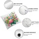 Butterfly Series Throw Pillow Cases Colorful Blossoming Flowers Decorative Cushion Cover for Home Sofa Garden Outdoor Decor Pillowcase (Colorful Butterfly)