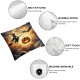  Halloween Pillow Covers  Retro Witch Cat Pillowcase Pumpkins Holiday Farmhouse Throw Pillows Indoor Outdoor Couch Cushion Case for Home Sofa Decor
