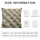 Ulloord Throw Pillow Covers Soft Corduroy Decorative Pillow Covers Striped Square Boho Pillow Covers Farmhouse Home Decor for Sofa Living Room Couch Bed  Cream White
