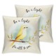 Ulloord Be Joyful in Hope Throw Pillow Covers, Seasonal Spring Summer Cushion Case Decoration for Sofa Couch