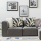Ulloord Throw Pillow Covers  Farmhouse Pillow Covers Linen Cushion Cover Marble Texture Turquoise Decorative Pillowcases for Sofa Couch Living Room